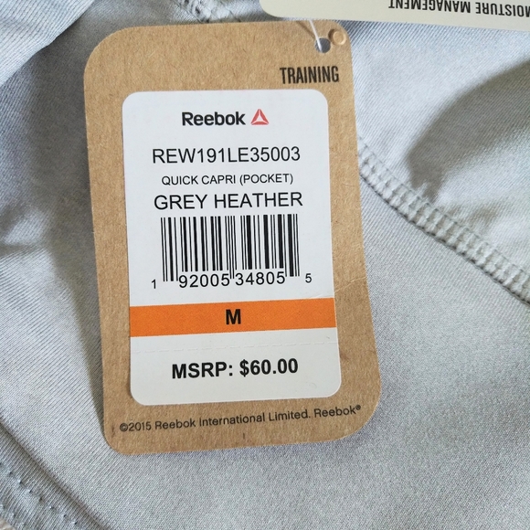 Reebok Skinny Capri Training🏃 Leggings - Size M - Picture 12 of 12